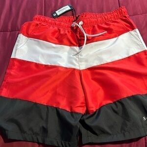MEN'S SONNETI LONDON STRIPED SWIM SHORTS